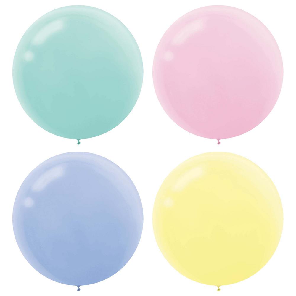 Amscan 24 in. Assorted Pastel Latex Balloons (3Pack)113700.99 The