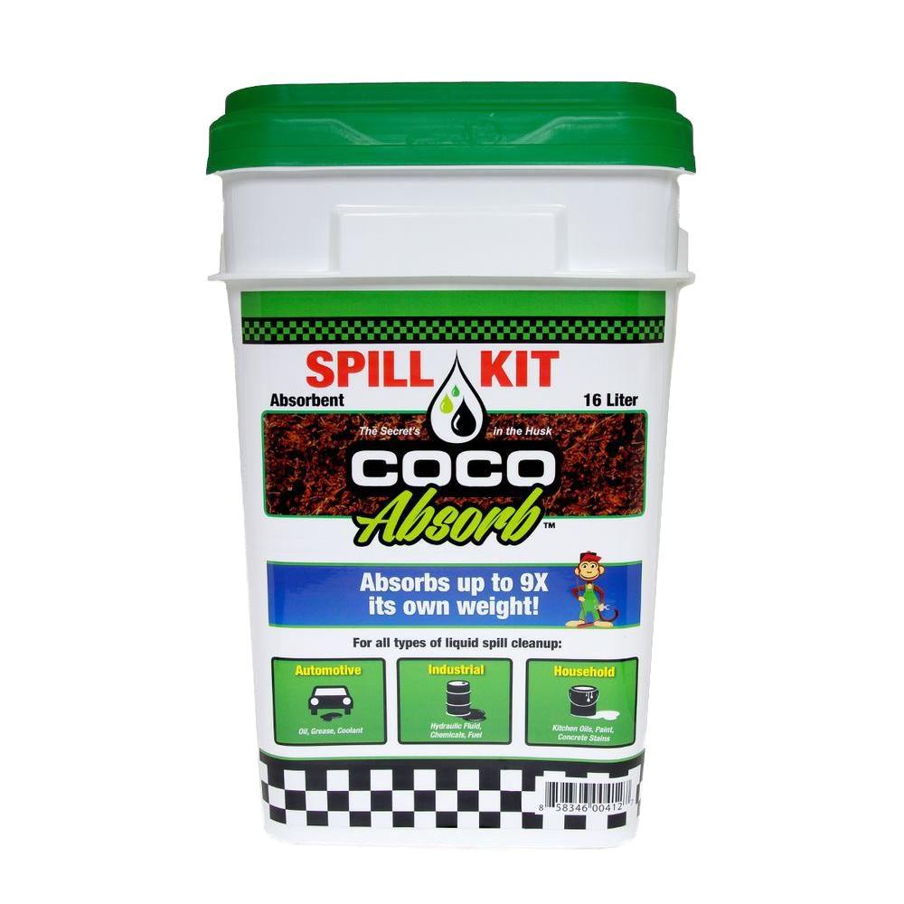 Coco Absorb 16 l Organic Absorbent Spill KitCCA16LTSPKTC The Home