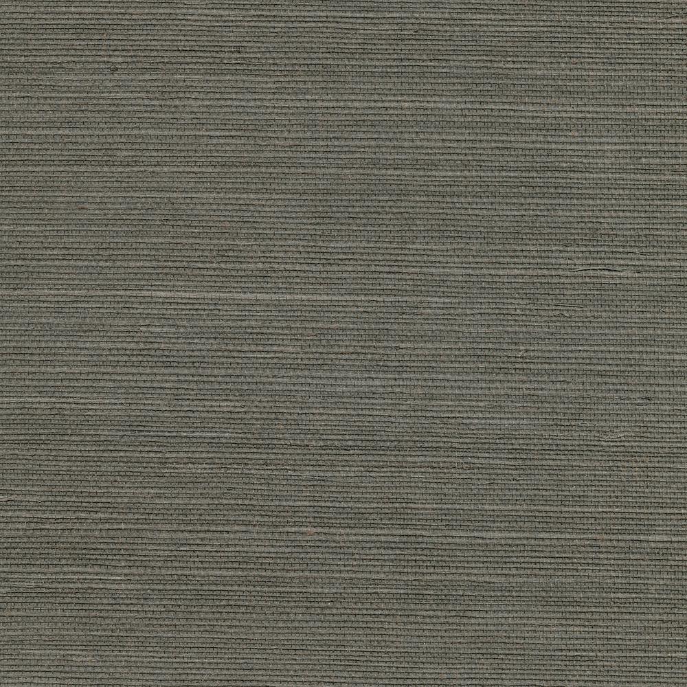 James 72 sq. ft. Ming Taupe Sisal Grass Cloth Wallpaper2732