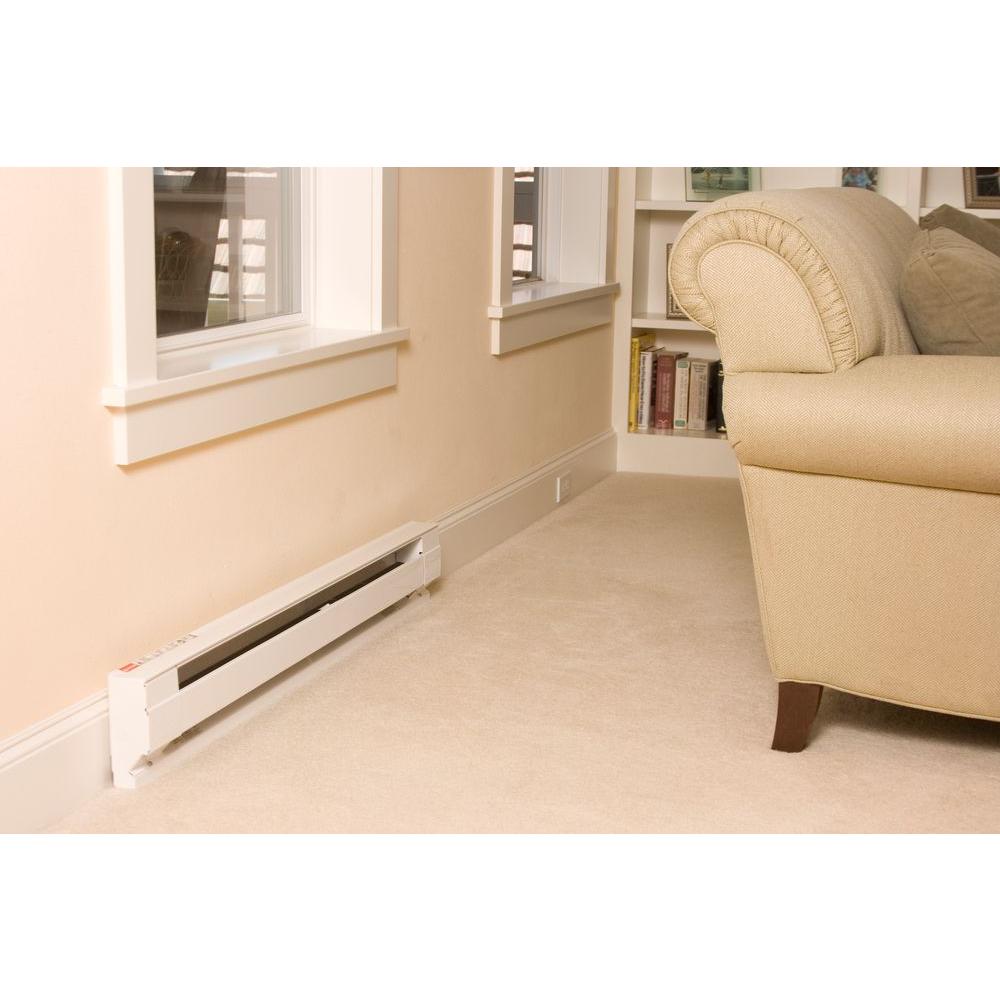 Baseboard Heater 24 in White Electric 350-Watt 240 208 Volt High Quality Durable