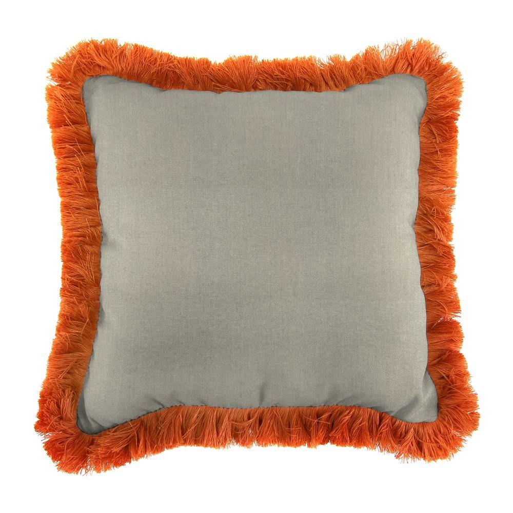 Jordan Manufacturing Sunbrella Spectrum Dove Square Outdoor Throw