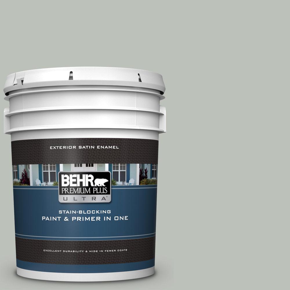 BEHR Premium Plus Ultra 5 gal. 710E3 Rhino Satin Enamel