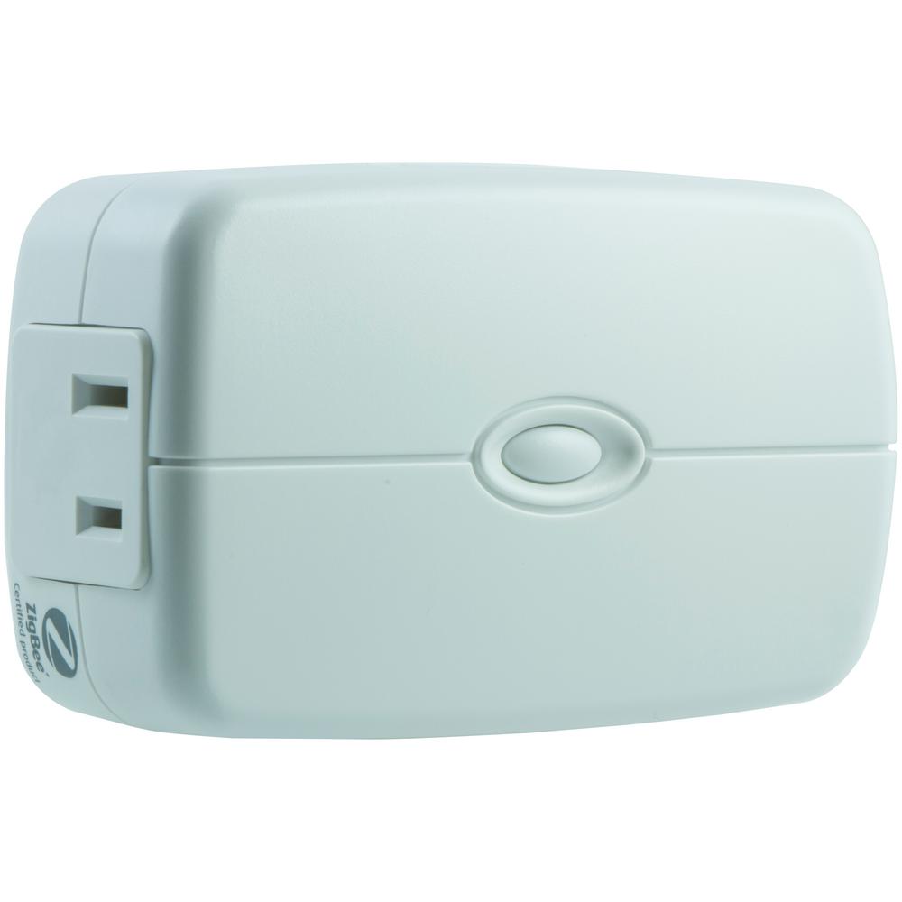 GE ZigBee PlugIn Energy Monitoring Smart Switch45852GE The Home Depot