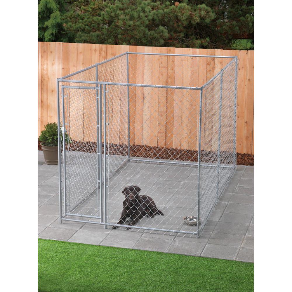 akc chain link outdoor kennel