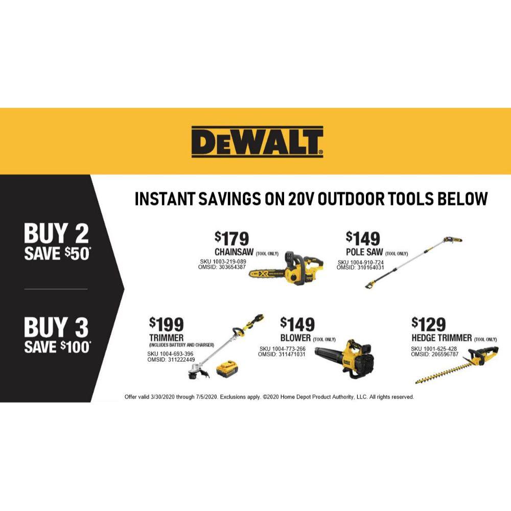 20-Volt MAX Lithium-Ion Brushless Cordless String Trimmer with One 5 Ah Battery and Charger