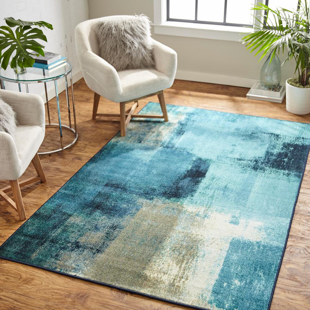 Aqua Area Rugs Rugs The Home Depot