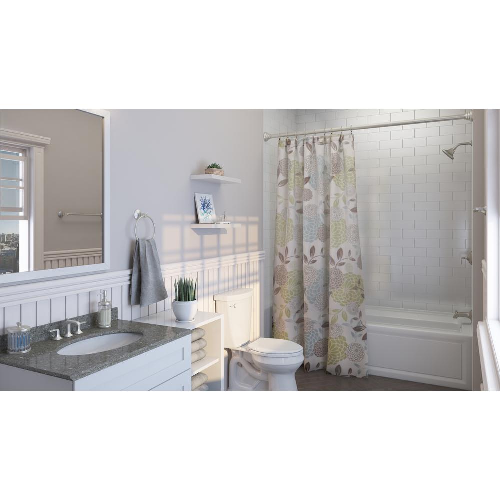 KOHLER Rubicon 1-Handle 3-Spray Wall-Mount Tub and Shower Faucet in Brushed Nickel Valve Included