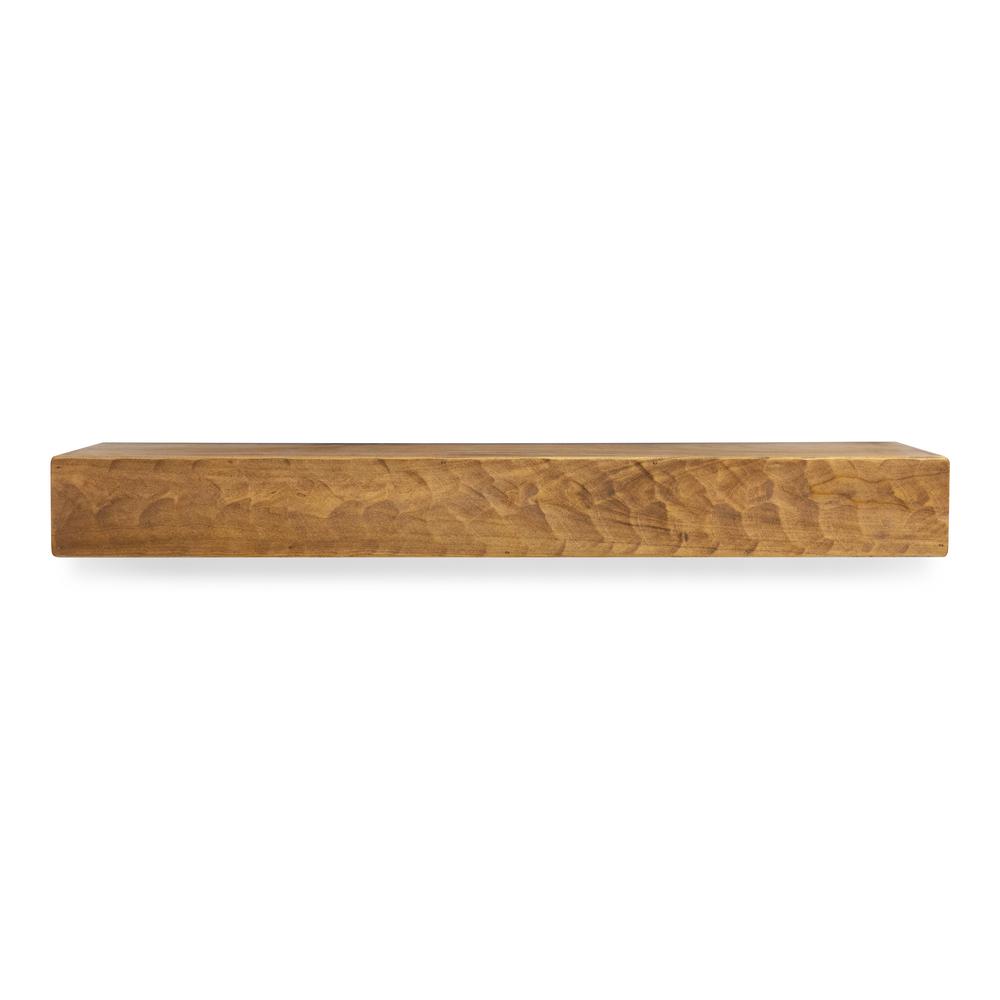 Rustic 36 In Aged Oak Mantel M Rust 3605 Agok None The Home Depot