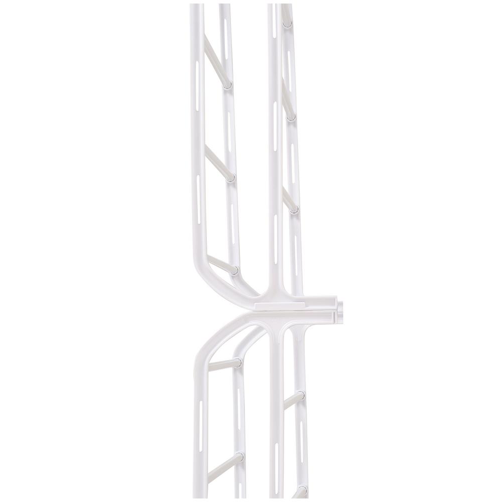 Whitmor 36 Pair Over The Door Shoe Rack In White 6780 4679 Wht The Home Depot