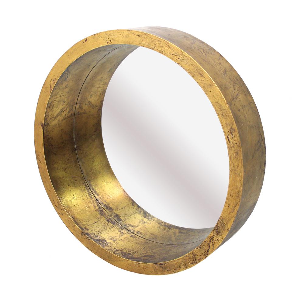 Distressed Gold Wood Wall Mirror Wd 085 The Home Depot Undefined Distressed Gold Wood Wall Mirror