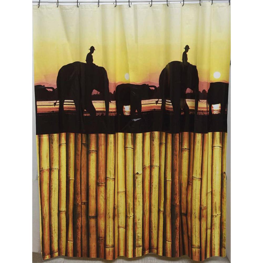 Brown Shower Curtains Shower Accessories The Home Depot