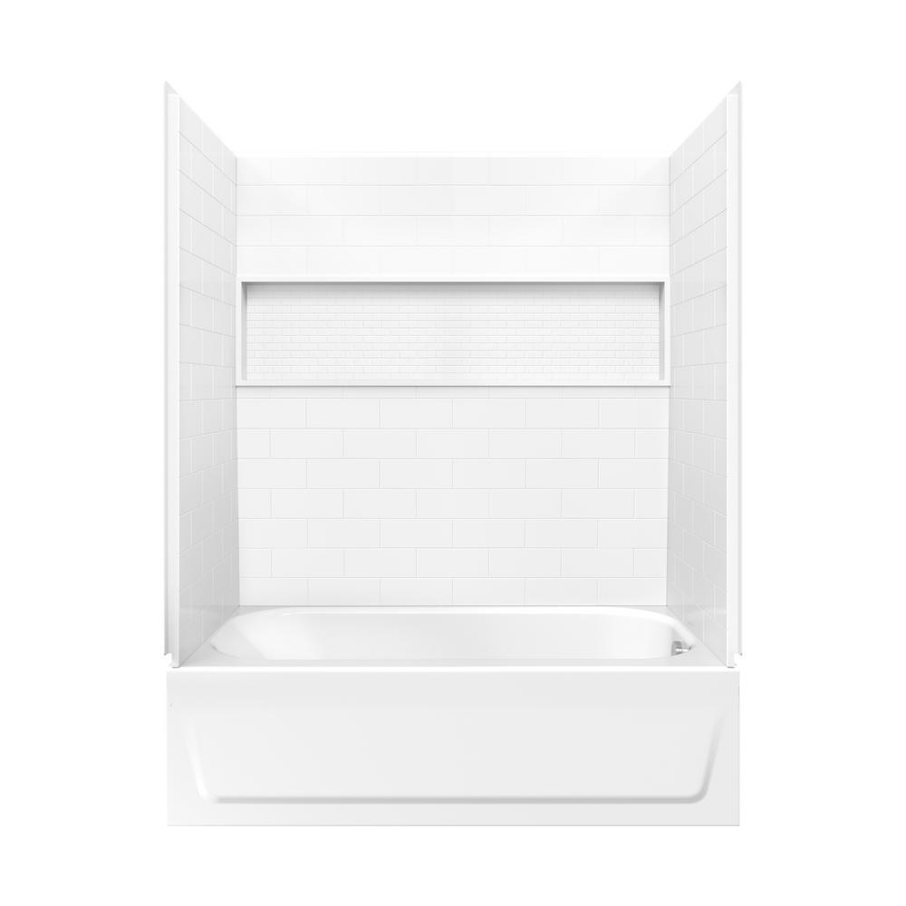 Bootz Industries Nextile 30 In X 60, Home Depot Bathtubs And Showers