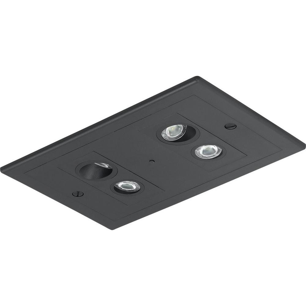 Progress Lighting Waystar Series 25-Watt Black Integrated LED Emergency Light by Progress Lighting