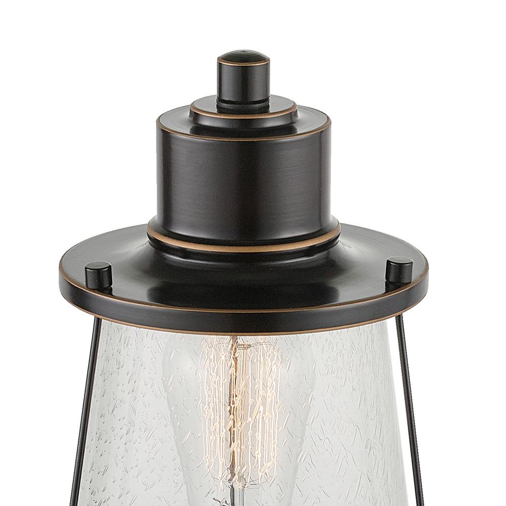 Globe Electric Charlie 1 Light Oil Rubbed Bronze Outdoor Lamp Post Oil Rubbed Bronze Outdoor Lamp Post