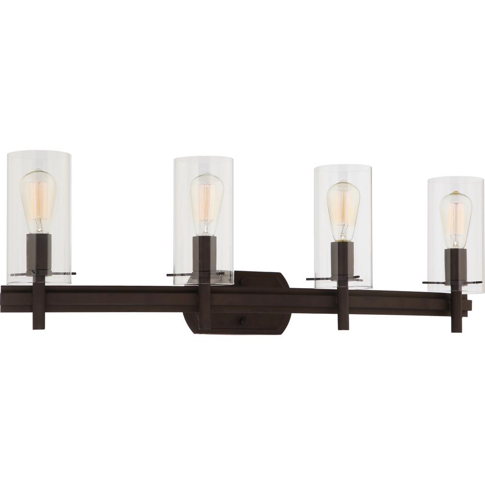 Volume Lighting Regina 4 Light 8 In Antique Bronze Indoor