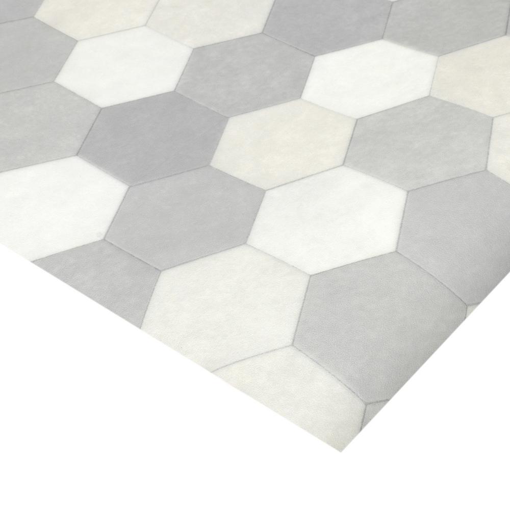 Vinyl Sheet Flooring Hexagon Pattern VINYL FLOORING ONLINE
