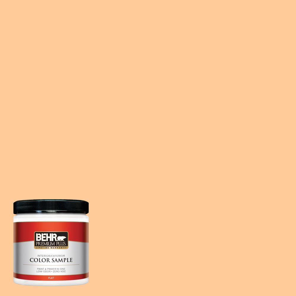 Behr Premium Plus 8 Oz 280b 4 Apricot Light Flat Interior Exterior 280b 4 Apricot Light Flat Interior Exterior