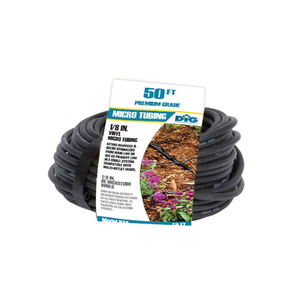 DIG 1/8 in. x 50 ft. Vinyl Micro Drip TubingB34 The Home Depot