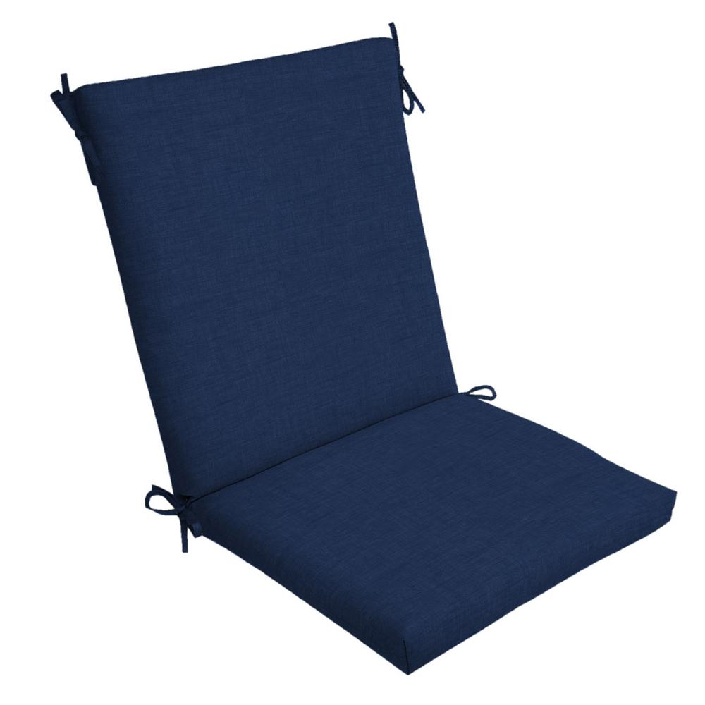 Outdoor Dining Chair Cushion Blue Sapphire Leala Universal Outdoor Dining Chair Cushion Blue Sapphire Leala Universal Replacement Seat Pad