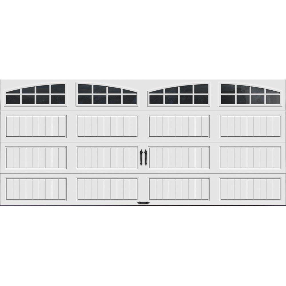 White Carriage Style Windows Garage Doors Residential