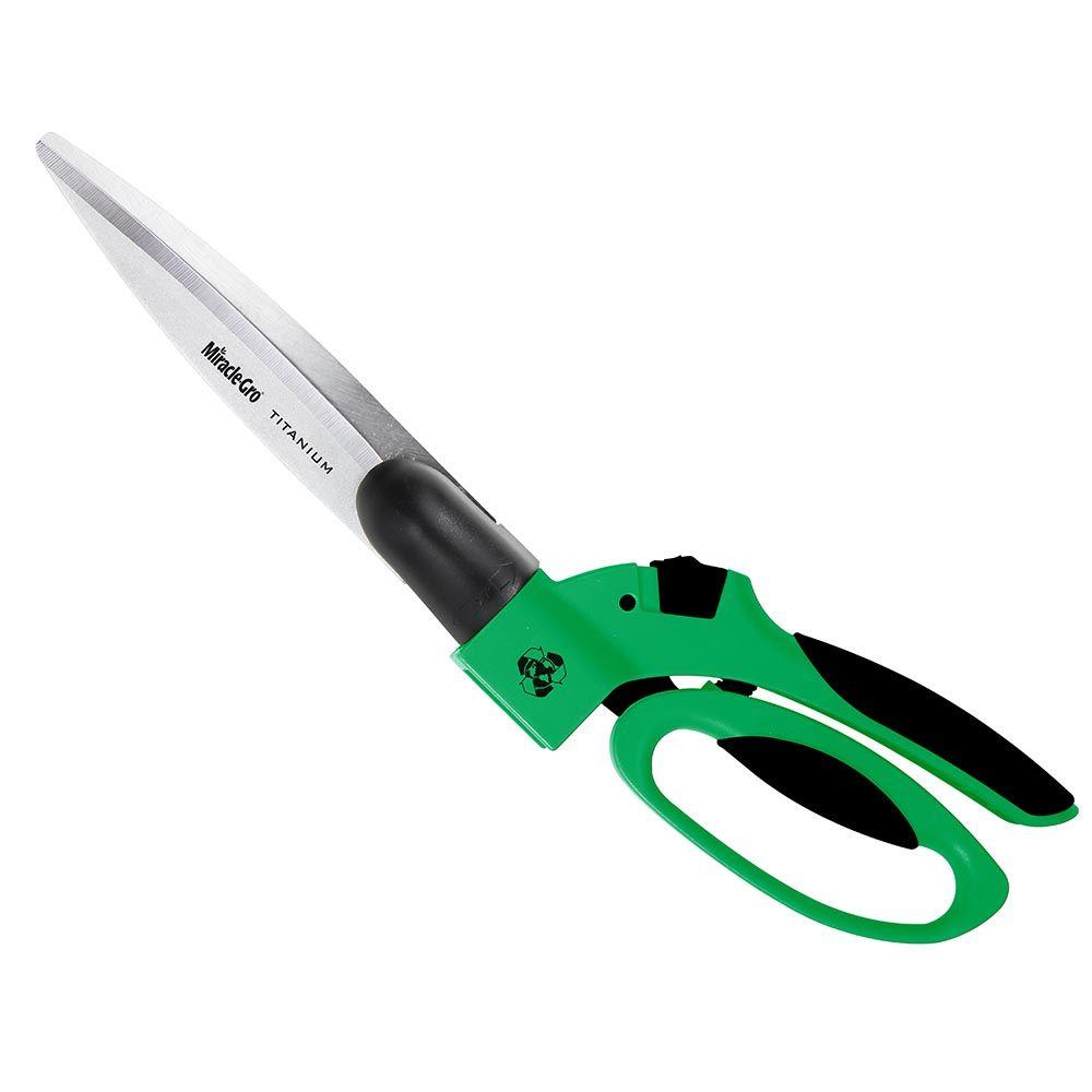 MiracleGro 5.25 in. EnviroLine Titanium Grass Shear18788 The Home