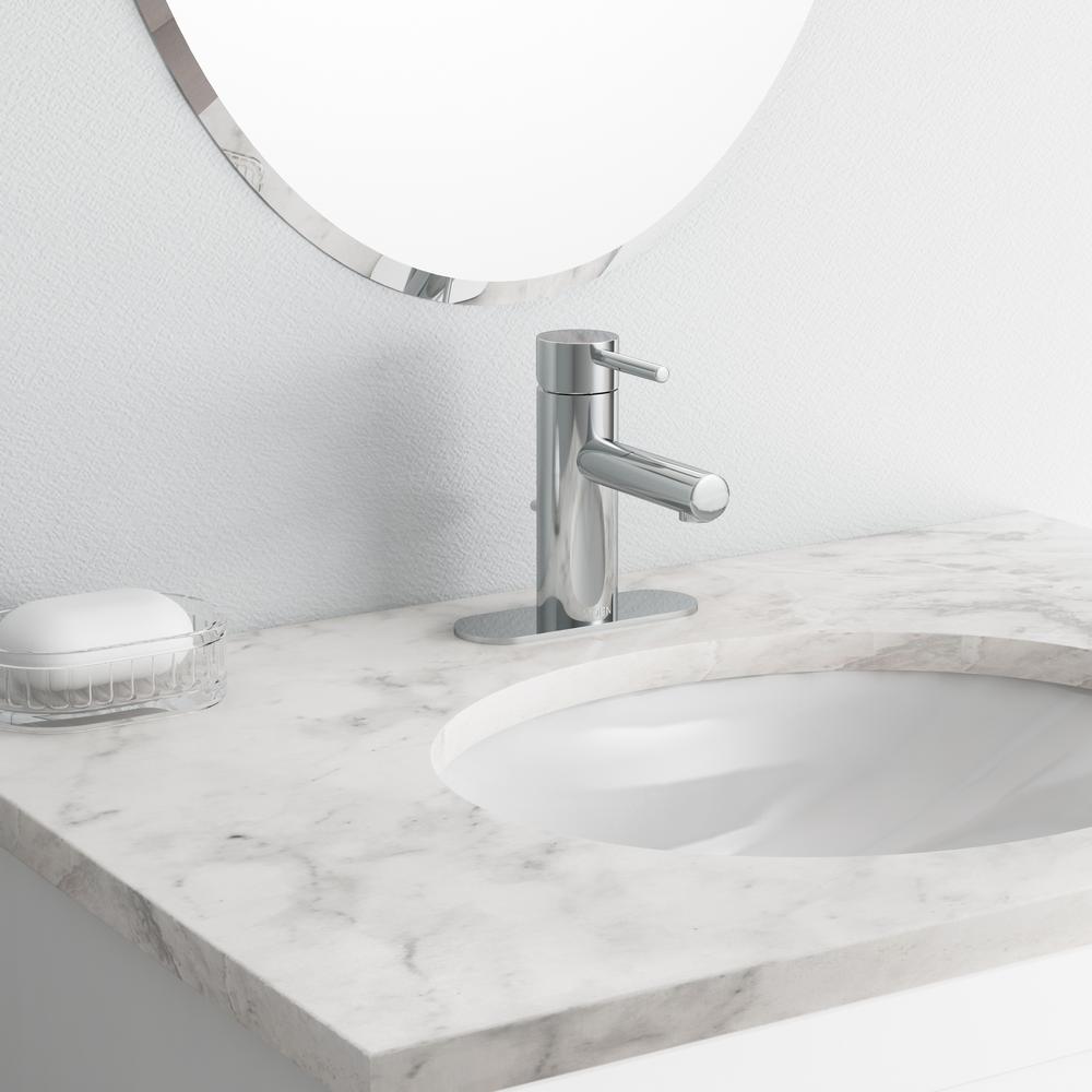Moen 6190 Align One-Handle High-Arc Bathroom Faucet with Drain Assembly Chrome