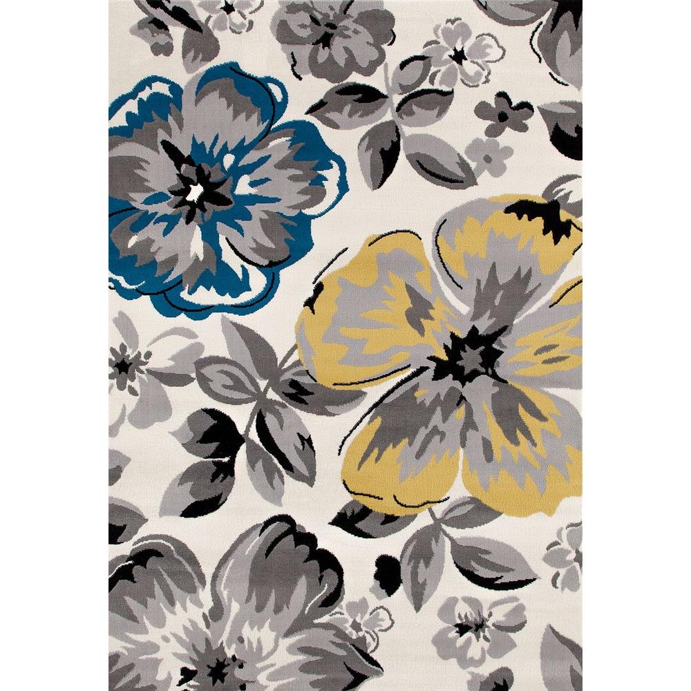 World Rug Gallery Modern Fl Circles Cream 7 Ft 6 In X 9 5 World Rug Gallery Modern Fl Circles Cream 7 Ft 6 In X 9
