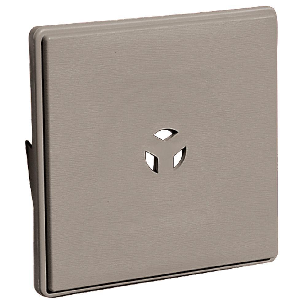 Builders Edge 6.625 in. x 6.625 in. 008 Clay Surface Mounting Block for Dutch Lap Siding