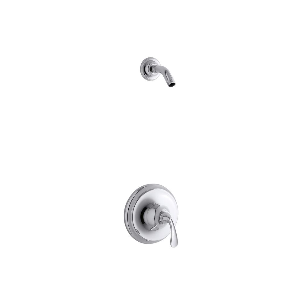 1Handle RiteTemp Shower Valve Trim in Polished Chrome, Valve Not