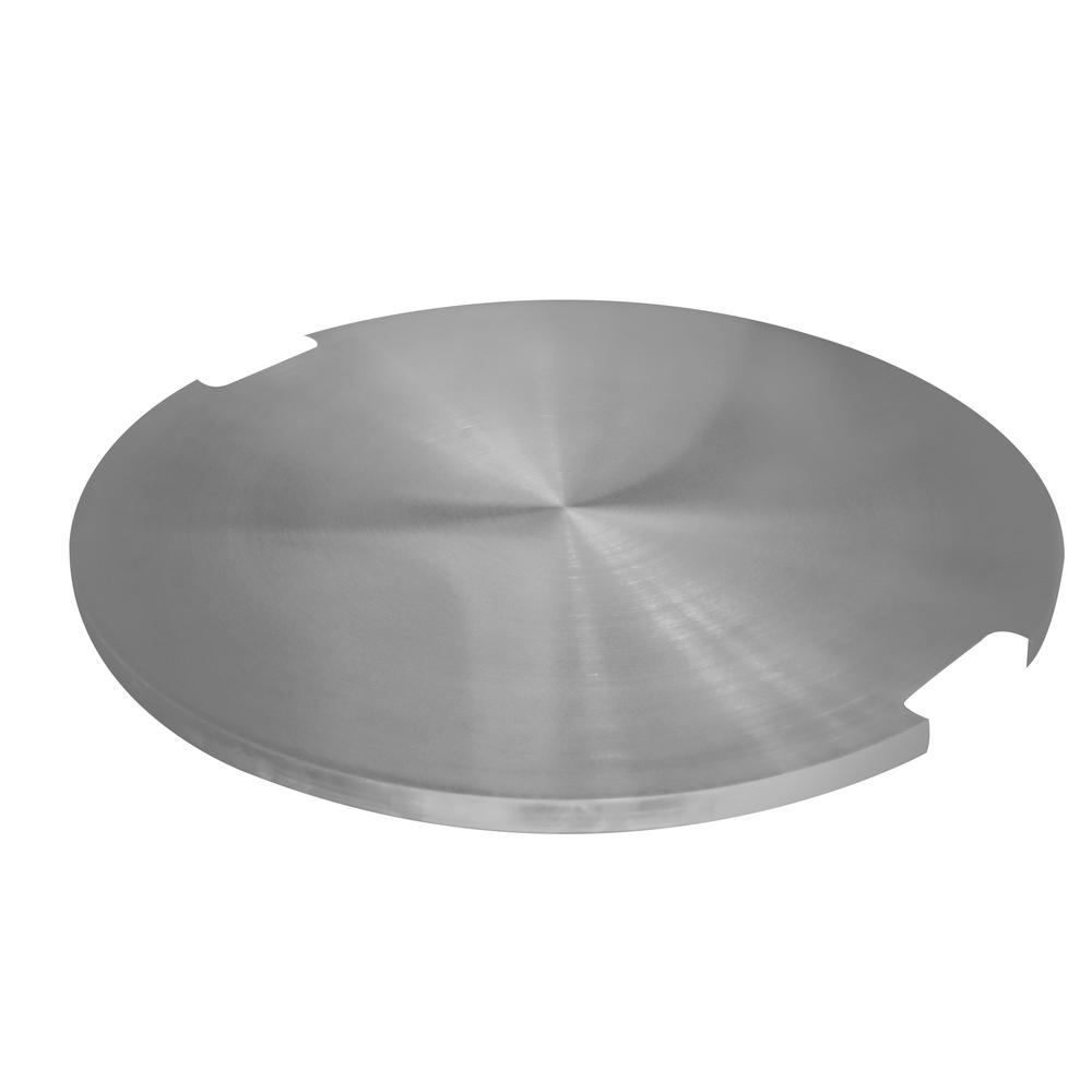 Elementi Columbia 21 In Stainless Steel Fire Pit Lid Ofg105 Ss