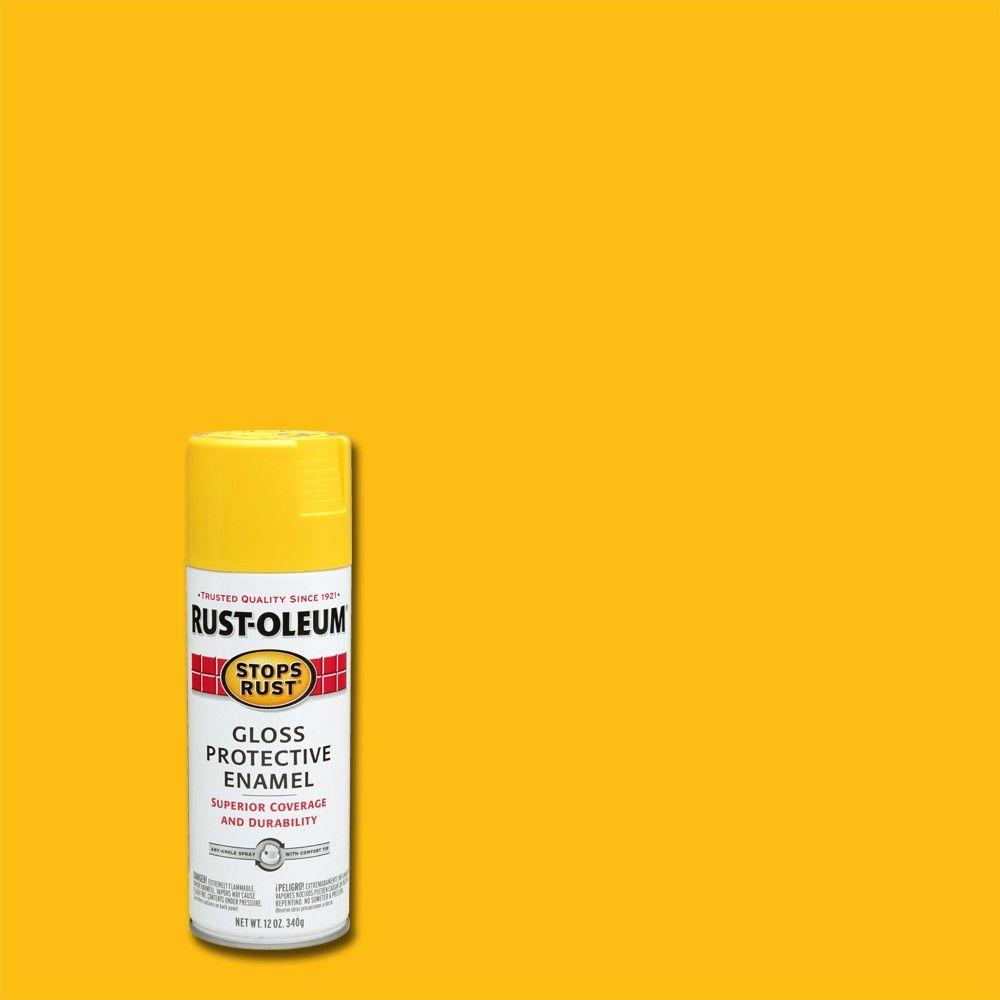 Rust-Oleum Stops Rust 12 Oz. Protective Enamel Gloss Sunrise Red Spray ...