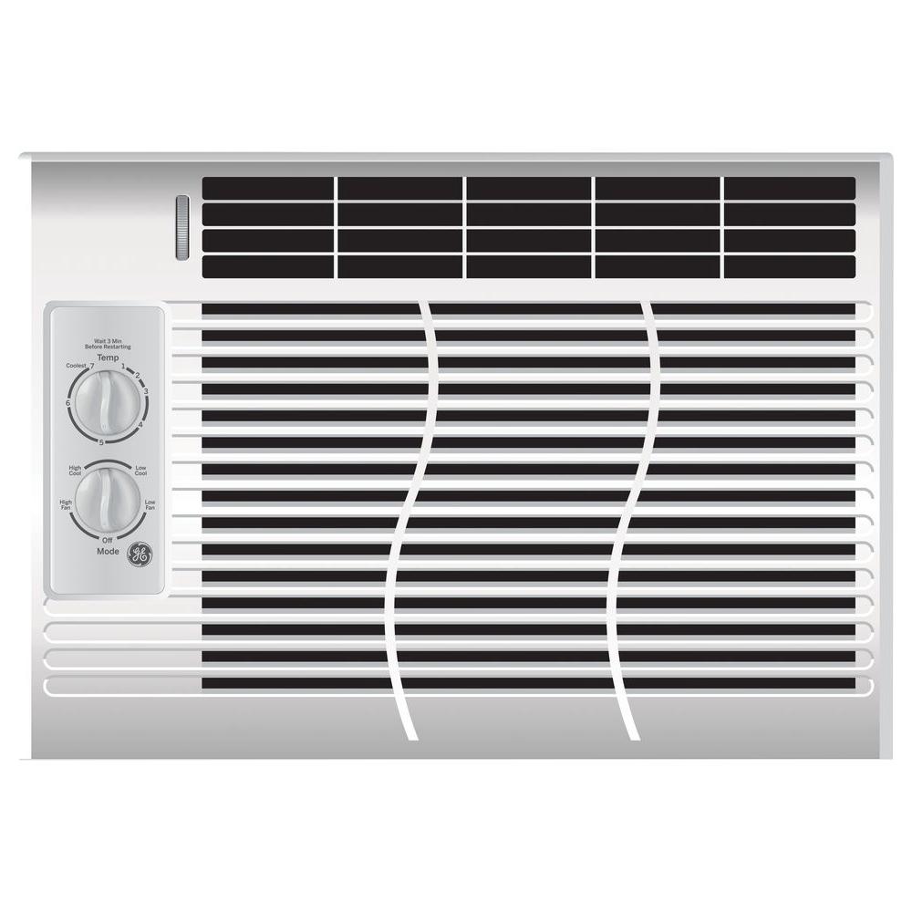 GE 5,000 BTU 115Volt Room Window Air ConditionerAEL05LV The Home Depot