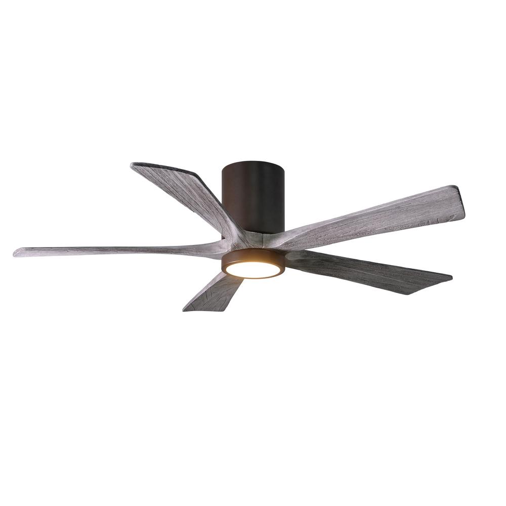 Atlas Irene 52 In Led Indoor Outdoor Damp Textured Bronze Ceiling