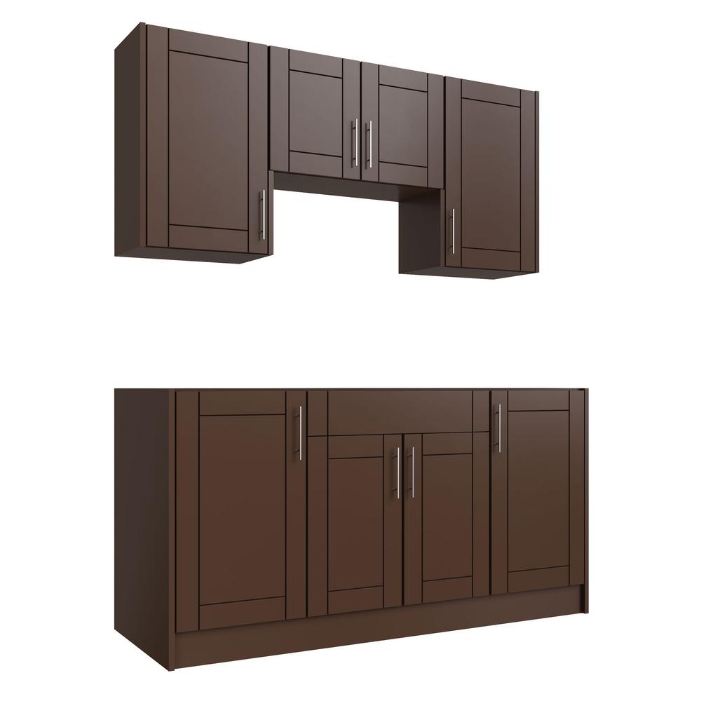 WeatherStrong Tampa Dock Brown 23Piece 66 in. x 84 in. x 24 in