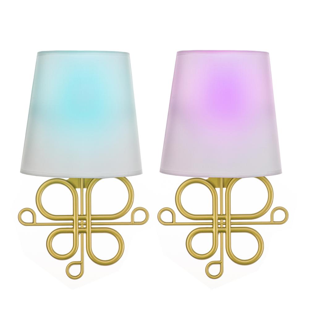 Toucan Gold Battery Operated Wall Light Classic Integrated LED Sconce (2-Pack) was $119.0 now $59.99 (50.0% off)