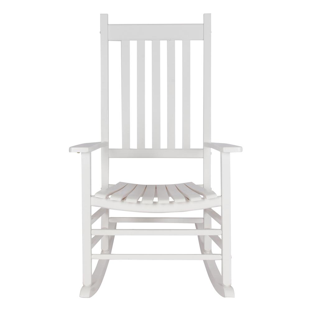Bradley Maple Slat Patio Rocking Chair 200sm Rta The Home Depot
