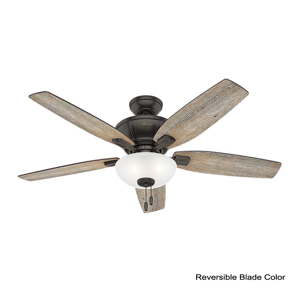 Hunter Kenbridge 52 In Led Indoor Noble Bronze Ceiling Fan