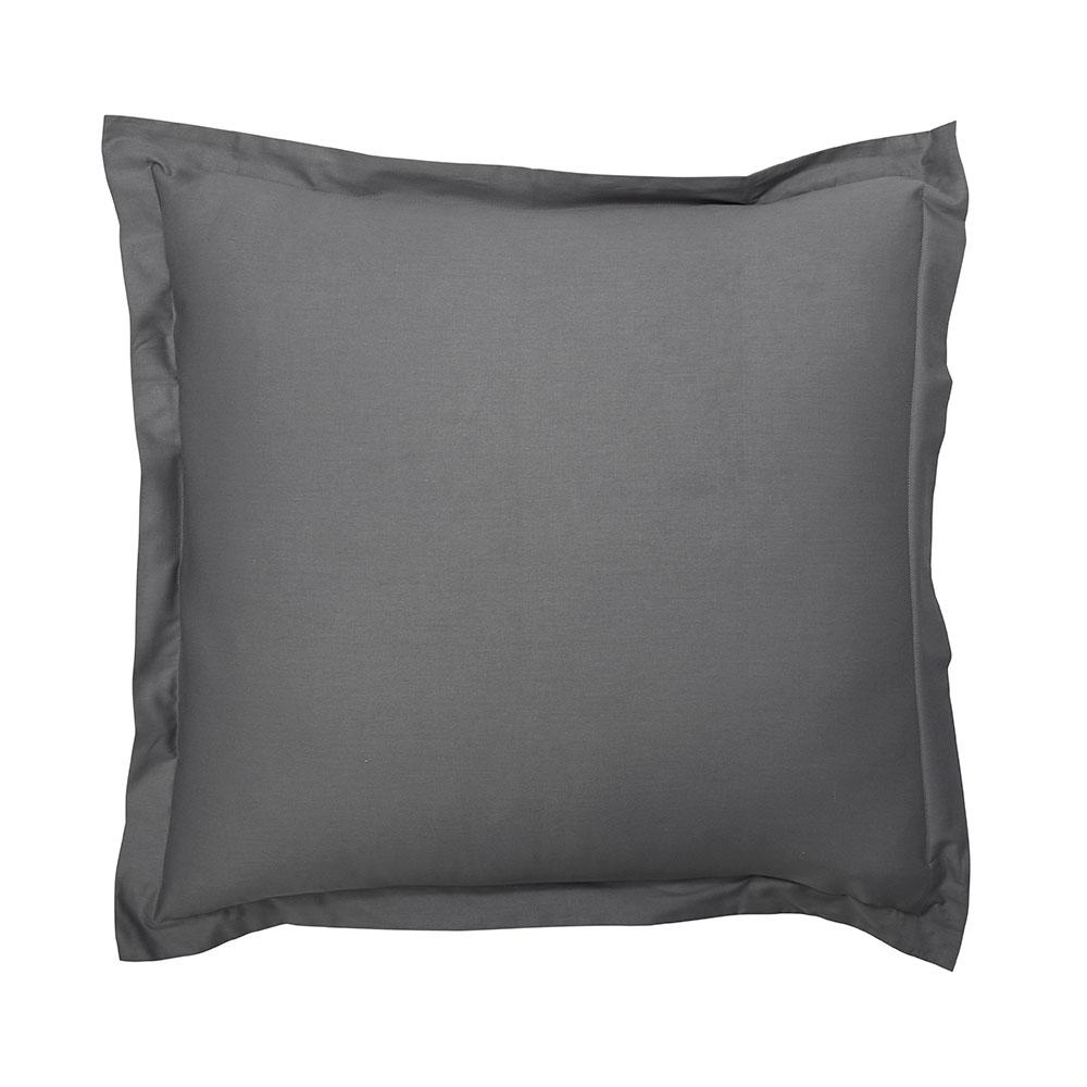 Cressida Lt Gray Linen Quilted Euro Sham V032352 The Home Depot