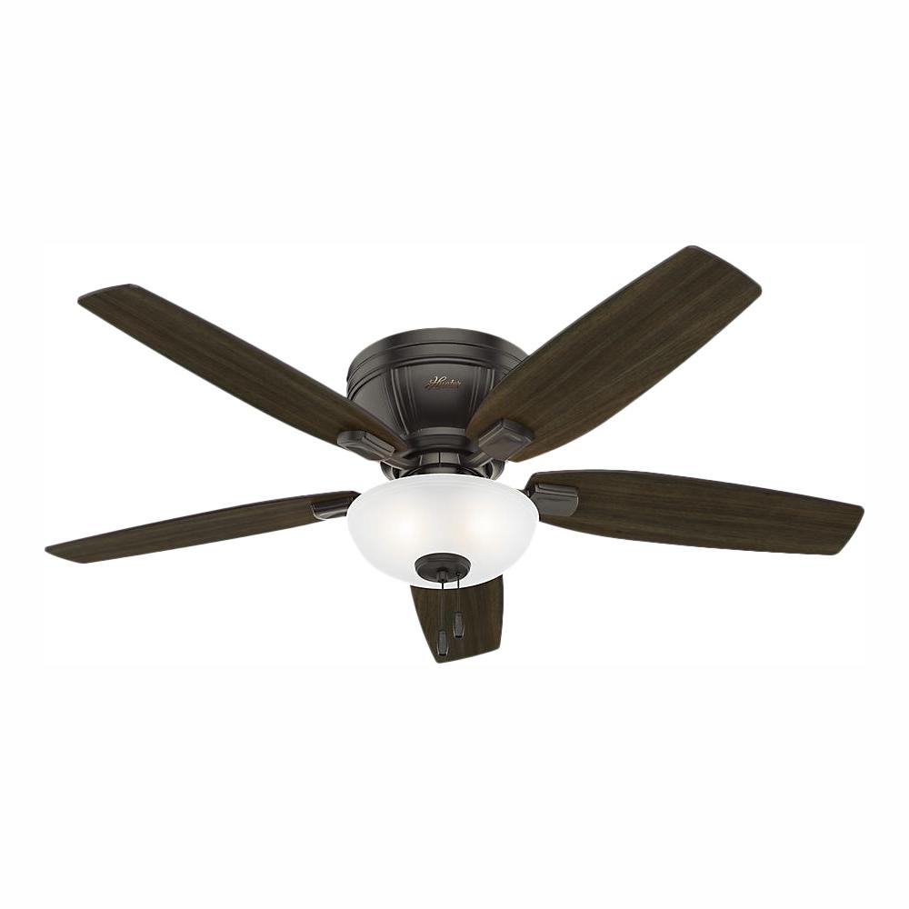 Bronze Hunter Bowl Ceiling Fans With Lights Ceiling Fans