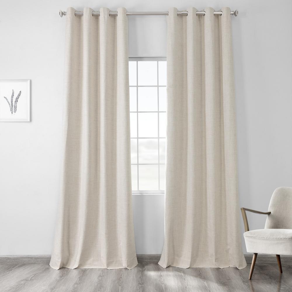 Exclusive Fabrics & Furnishings Natural Light Beige Vintage Thermal ...