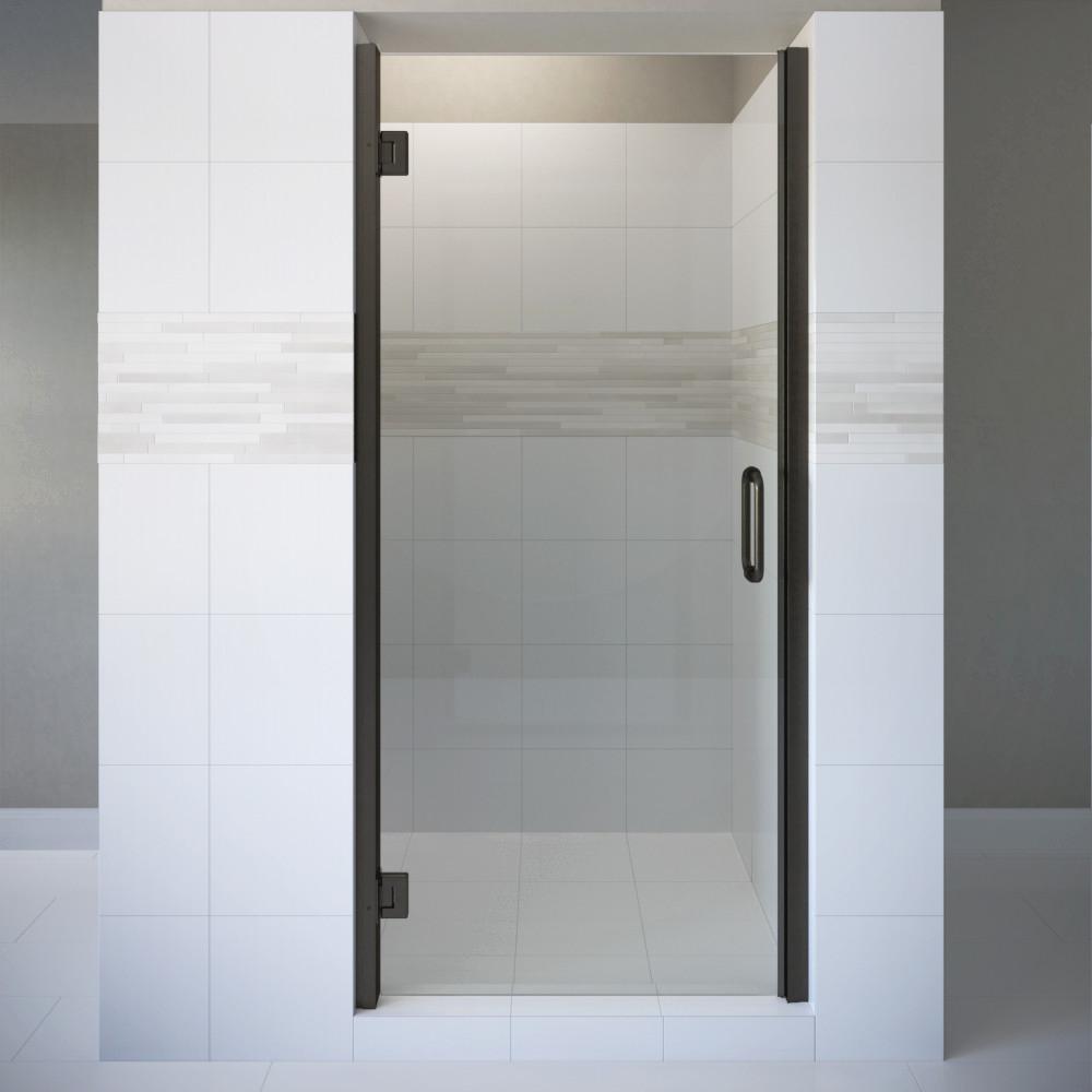Basco Coppia 33 In X 72 In Semi Frameless Pivot Shower Door In