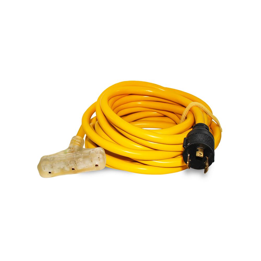 25 Ft. 4-Prong L14-30P/L14-30R 30 Amp Generator Extension Cord 10AWG X ...