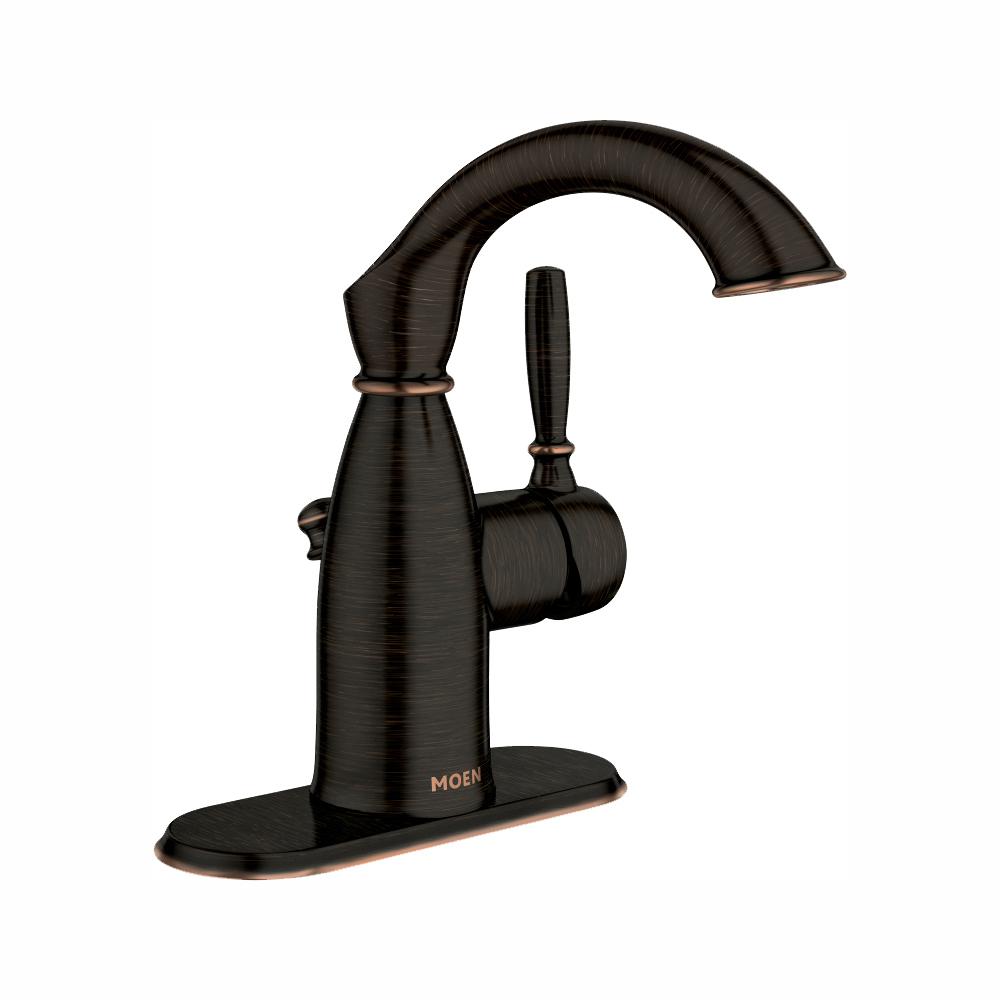 Moen 84144 Mediterranean Bronze Sarona 1.2 GPM Single Hole Bathroom Faucet