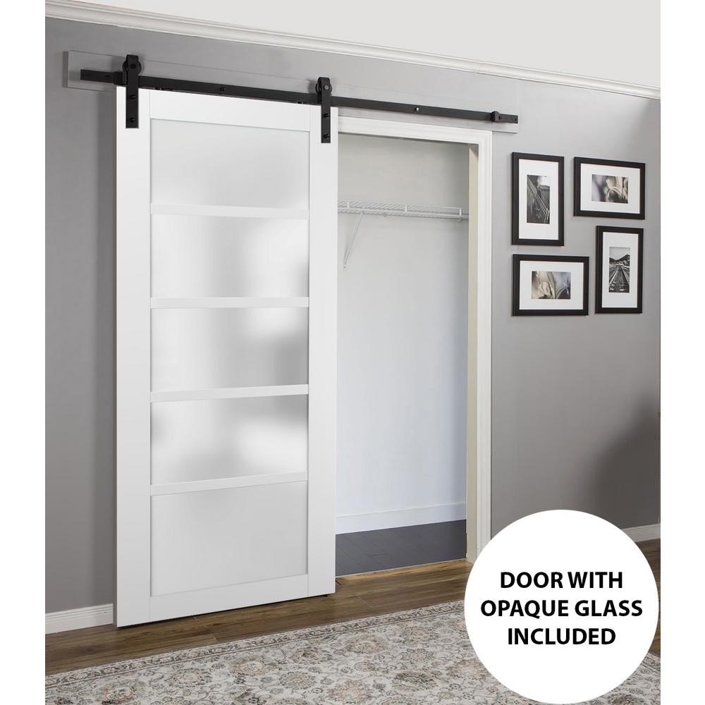 Sartodoors Quadro 4002 24 In X 96 Glass Panel White Solid Mdf Barn Door With 6 Ft Rail Kit Quadro4002bd Bb Ws 2496 The Home Depot - Quadro Glass Sliding Closet Doors With Installation Hardware Kit Sartodoors Quadro 4002 24 In X 96 Glass Panel White Solid Mdf Barn Door With 6 Ft Rail Kit Quadro4002bd Bb Ws 2496 The Home Depot - Quadro Glass Sliding Closet Doors With Installation Hardware Kit