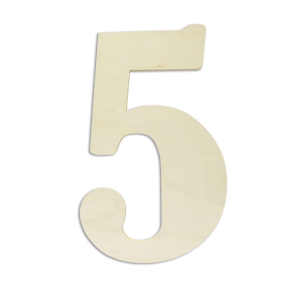 Wall Letters Numbers Decor The Home Depot Oversized Unfinished Wood Number