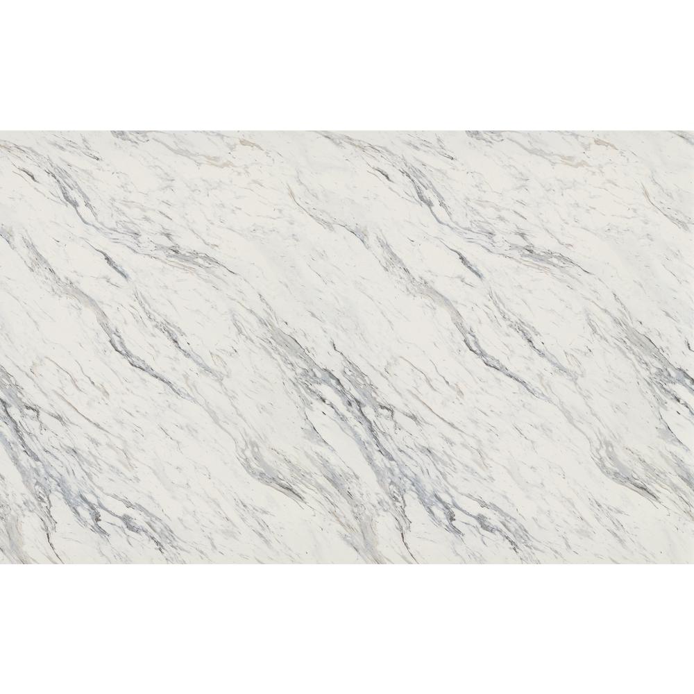 Wilsonart 4 Ft X 8 Ft Laminate Sheet In Calcutta Marble With