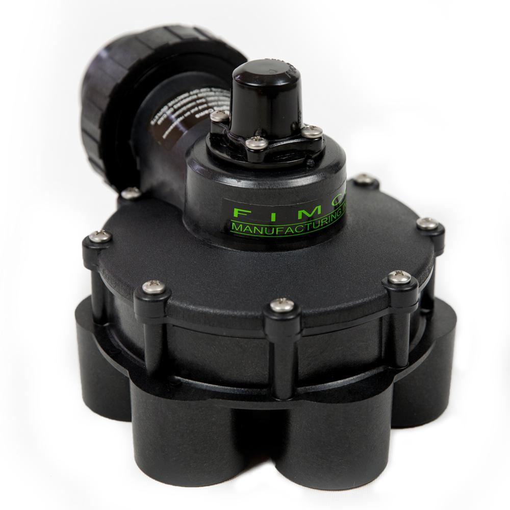 FIMCO 1-1/2 in. 10 PSI 6 Outlet Indexing Valve with 5 and 6 Zone Cams ...