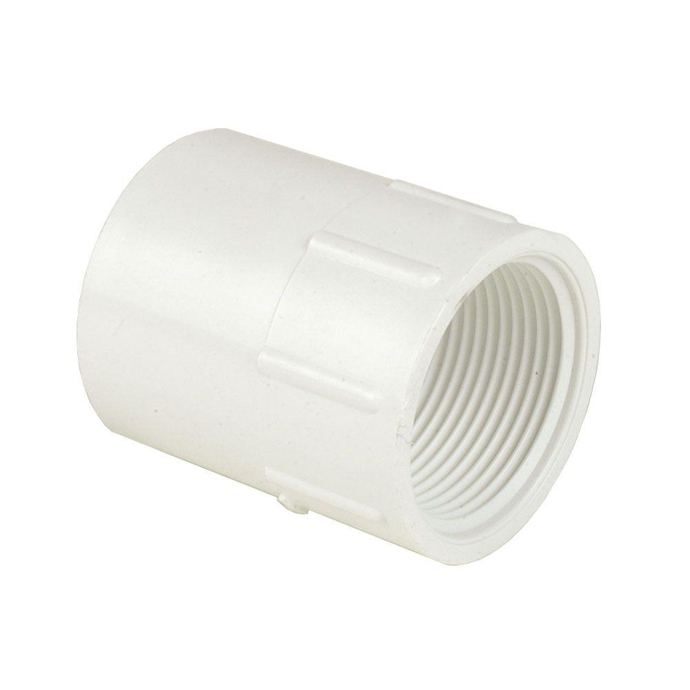 DURA 4 in. Schedule 40 PVC Female Adapter SxFPT-435-040 - The Home Depot