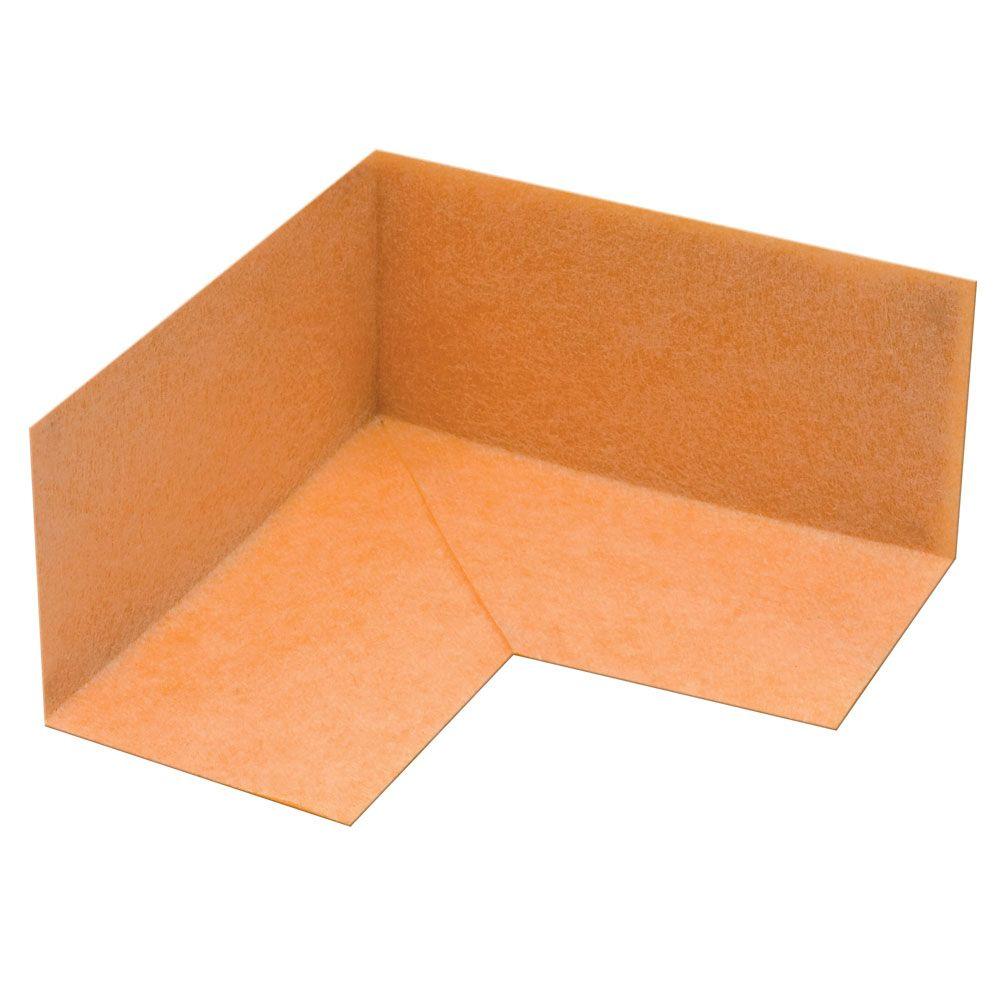 Schluter Ditra 54 Sq Ft 3 In X 16 5 1 8 Thick Kerdi Kereck F Pre Formed 90 Waterproofing Inside Corners 2