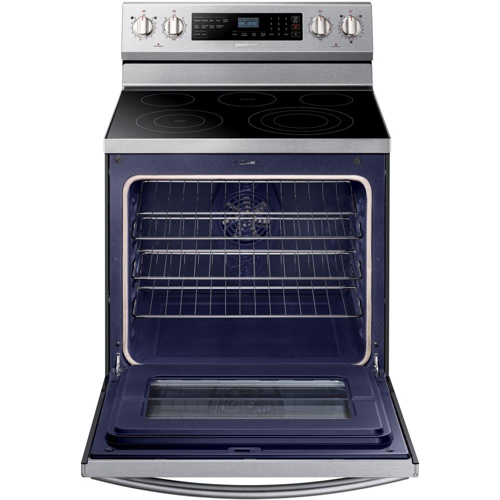 Samsung 30 In 5 9 Cu Ft Single Oven Electric Range With Self